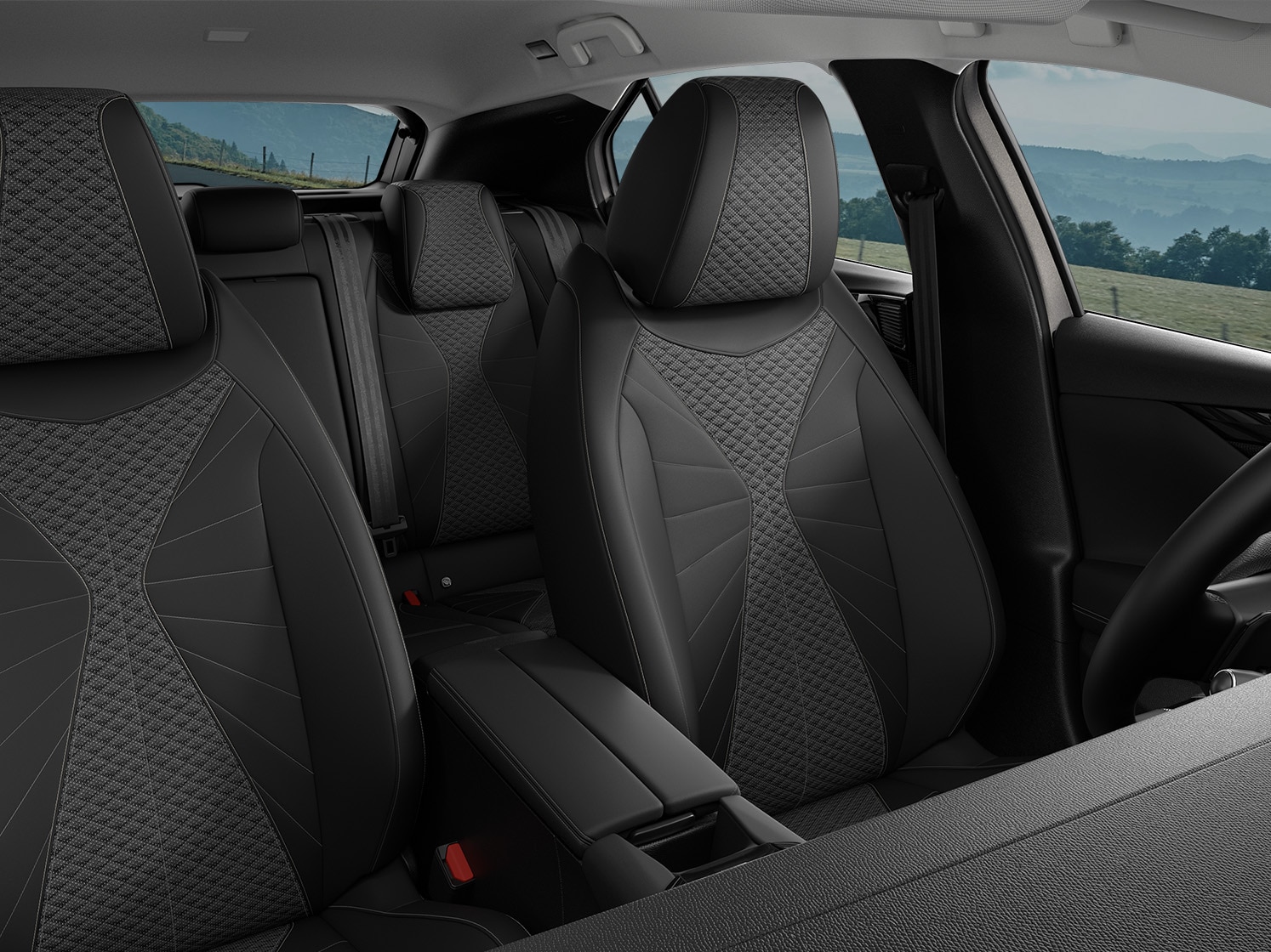 DS N°4 ALCANTARA® wnętrze